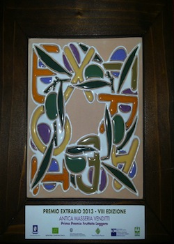 PREMIO EXTRABIO 2013 VENDITTI