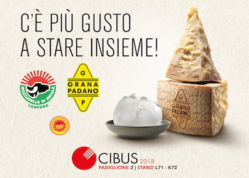 Mozzarella Dop pronta ad invadere Parma al Cibus