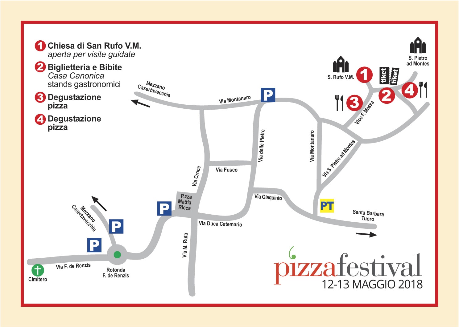 Pizza Festival a Casolla di Caserta con visita alla storica Chiesa di San Rufo