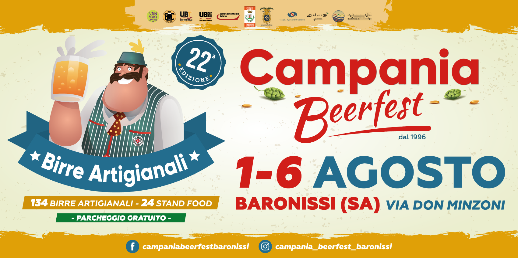 Ventidue edizioni per Campania Beer Fest a Baronissi