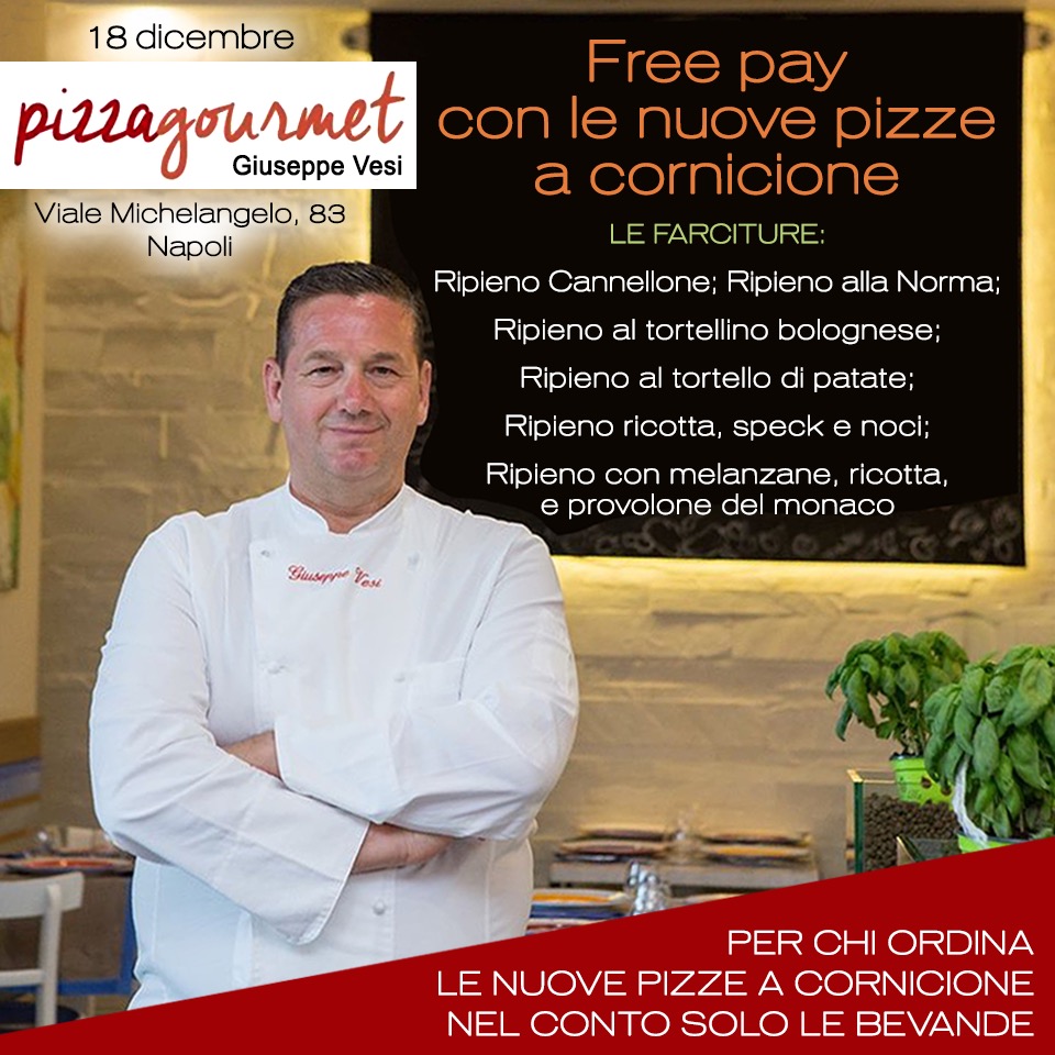 Pizze a cornicione (farcito) by Giuseppe Vesi, il 18 è gratis