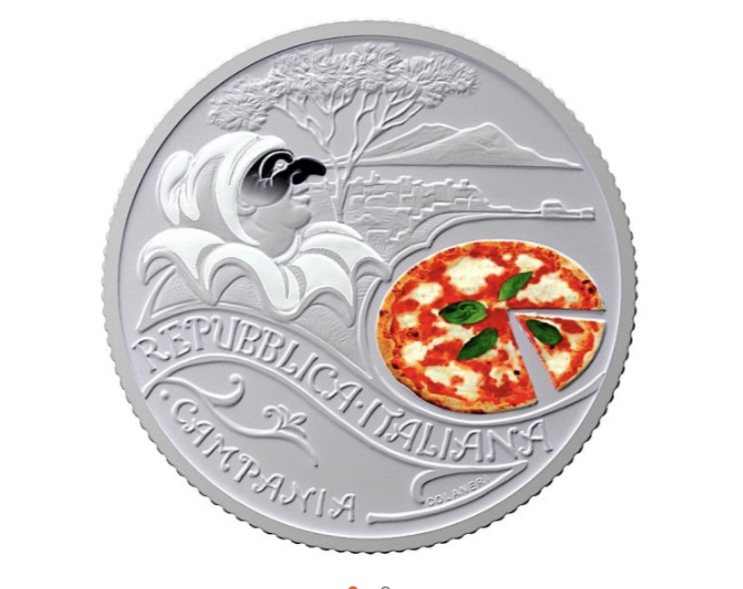 La Zecca dello Stato celebra la Pizza con una moneta